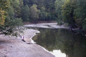 Sugar Creek below Cox Ford Bridge