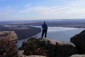 The view from Stout's Point looking southeastish