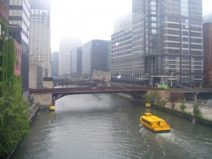 Crossing the Chicago River