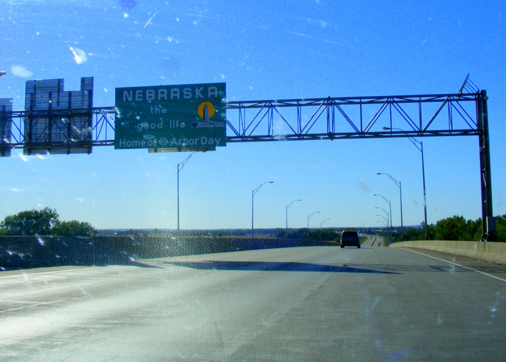 Bridge over the Missouri River from Sioux City, Iowa to South Sioux City, Nebraska
