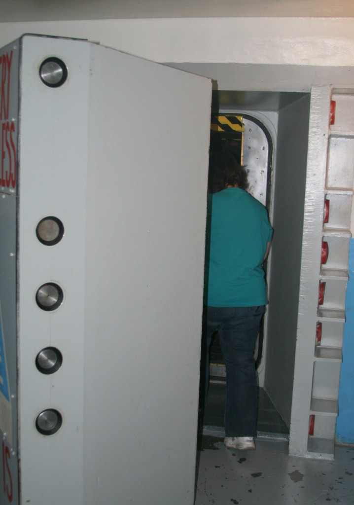 The bunker door
