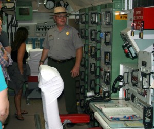 Inside the bunker