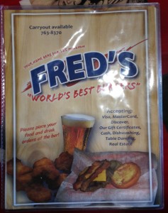 Fred's in Burlington