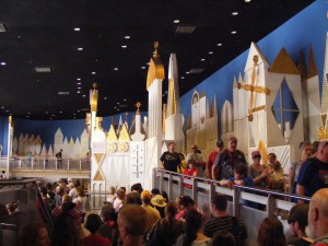 Waiting in life for "it's a small world"