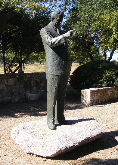 LBJ statue — Lyndon B. Johnson State Park LBJ statue — Lyndon B. Johnson State Park