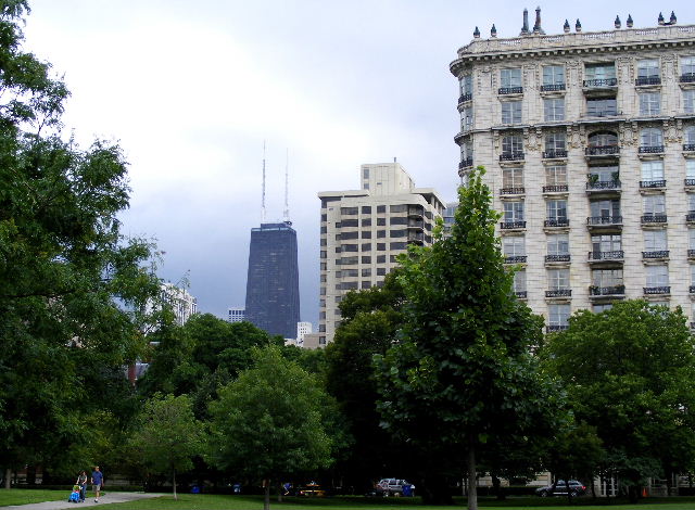 The Hancock Building from somewhere near the Historical Society. The Hancock Building from somewhere near the Historical Society.