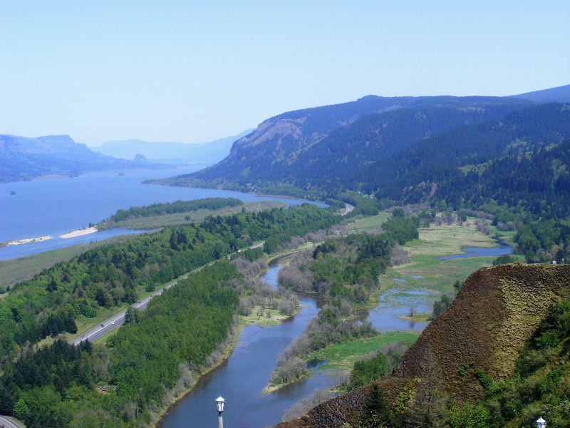 Looking east from Vista House Looking east from Vista House